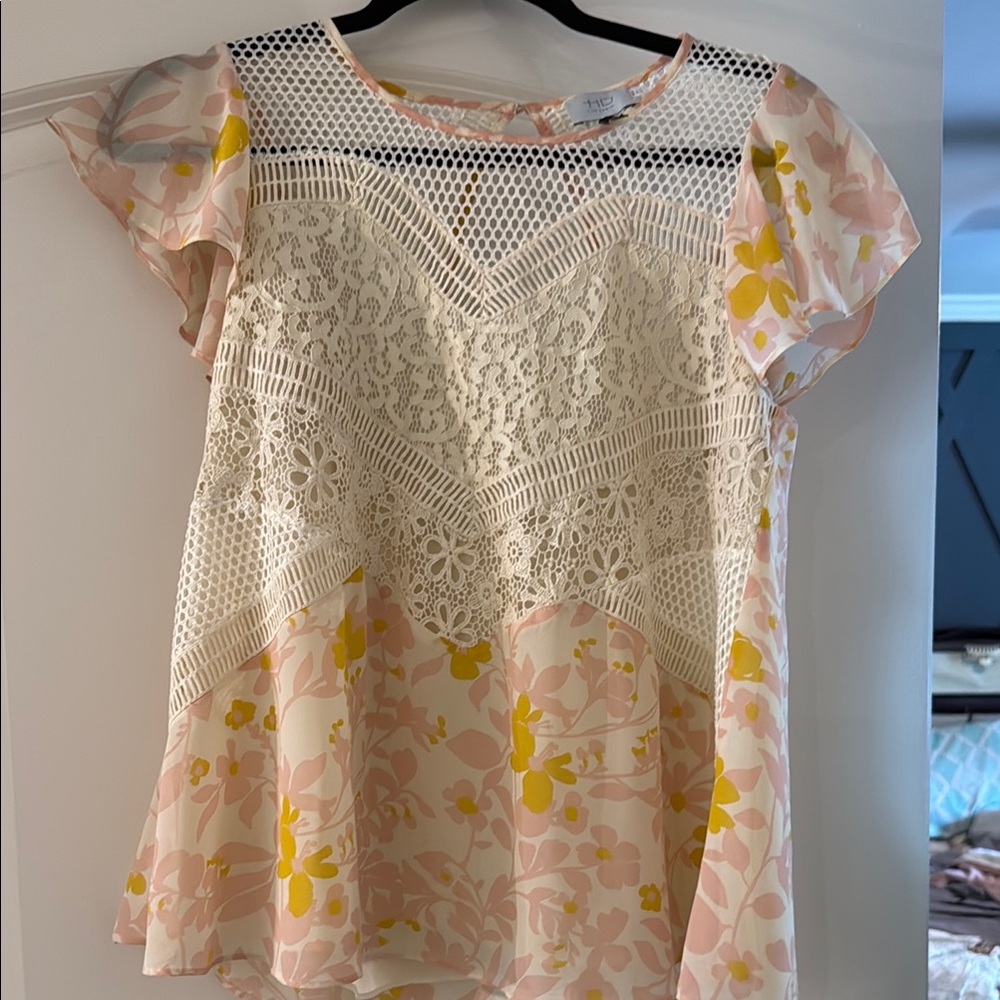 Floral Lace Women's Top